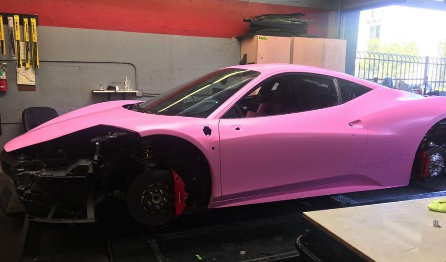  Ferrari 458 Italia Satin Pink by RDBLA 2016 года  (фото 6 из 7)